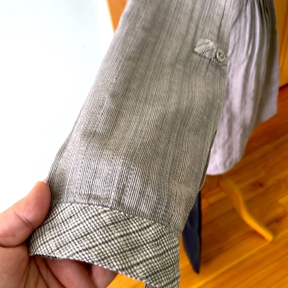Sandwich Long-Sleeved Grey Button-Down Tunic, Size 38/S - Picture 11 of 15
